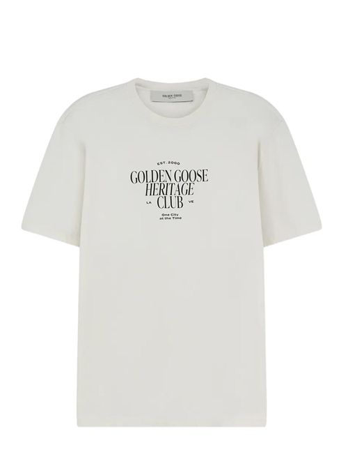 T-shirt con stampa Golden Goose | GMP01220.P00261911560