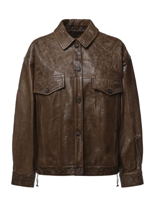 Giacca in pelle Golden Goose | GWP02789.P00266736110