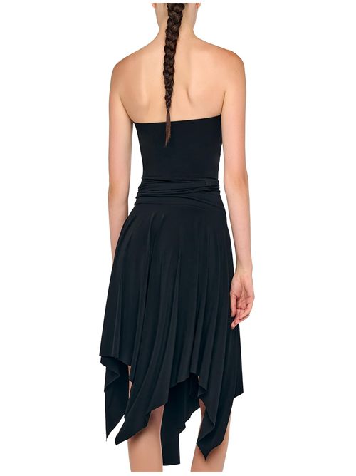Abito con scollo Norma Kamali | KK1253PL213001BLACK
