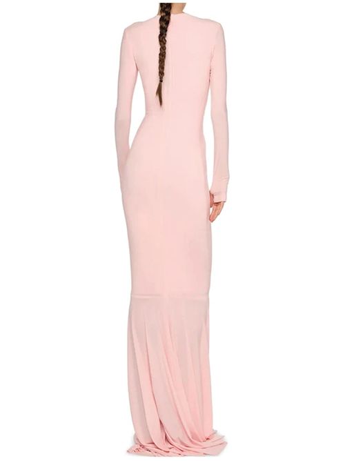 Abito con drappeggio Norma Kamali | KK1263PLT68838PINKBALLET