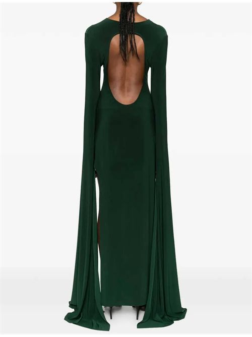 Abito con scollo Norma Kamali | KK4253PL818869EMERALD