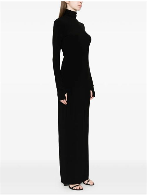 Abito a collo alto Norma Kamali | KK4253PLT11001BLACK