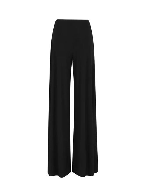 Pantaloni a vita alta Norma Kamali | KK4257PLT21001BLACK