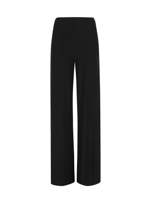 Pantaloni a vita alta Norma Kamali | KK4257PLT21001BLACK