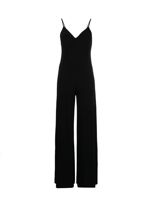 Tuta con scollo a V Norma Kamali | KK426JPL162001BLACK