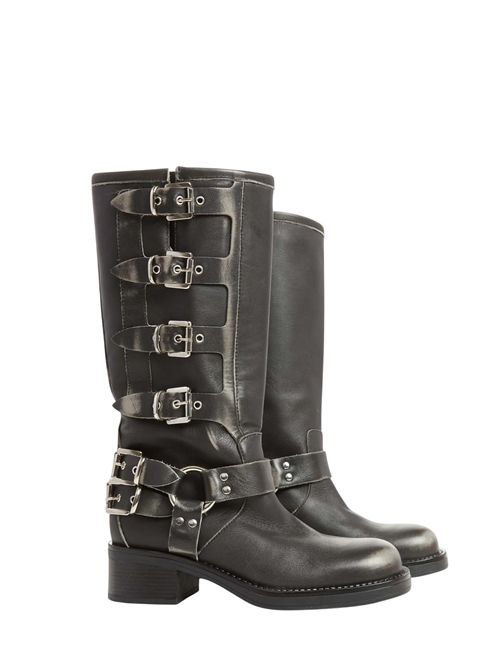 Stivali Biker OVYE' MI | AT4200ASPFUMO