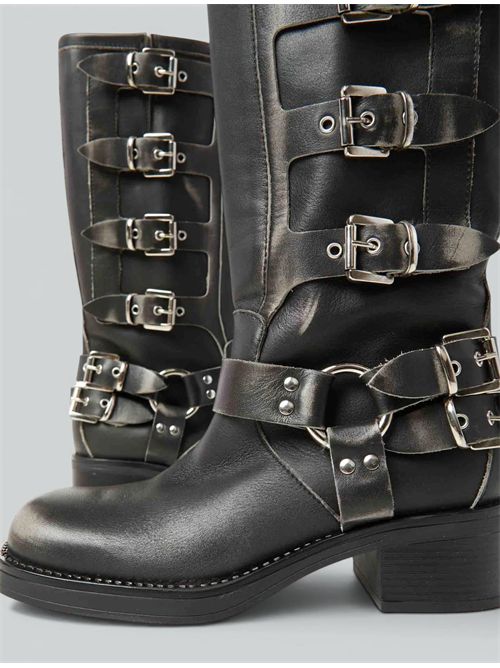 Stivali Biker OVYE' MI | AT4200ASPFUMO