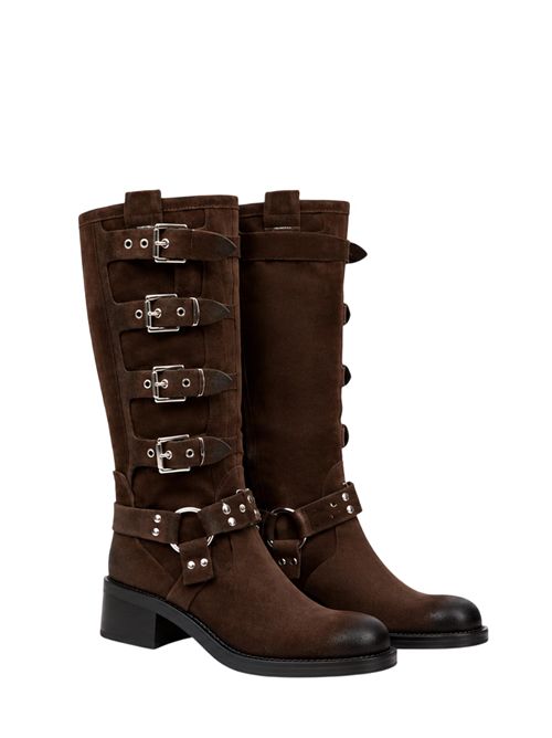Stivali Biker OVYE' MI | AT4200CAMCIOCCOLATO