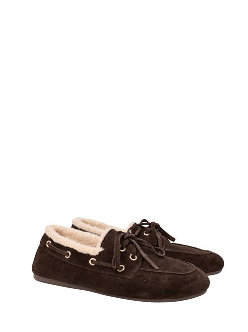 Mocassini in suede OVYE' MI | F2550529SUEDARKBROWN