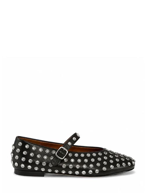Ballerina in pelle OVYE' MI | GGGD182NERO/ARGENTO