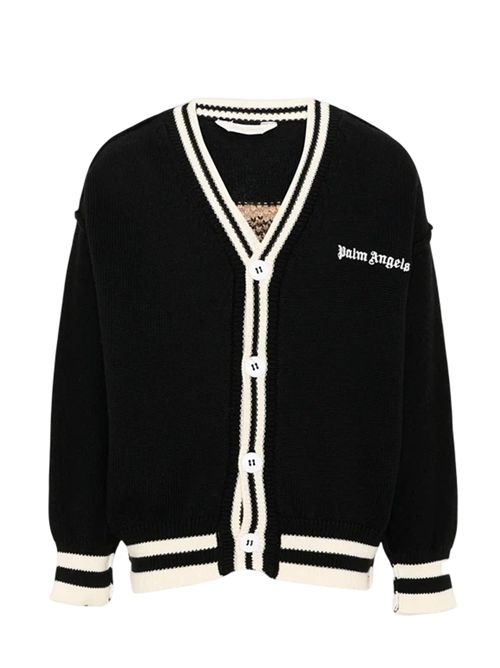 Cardigan con intarsio Palm Angels | F6PAJBCA151110