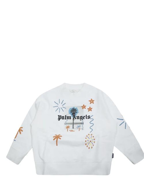 Felpa con stampa Palm Angels | F6PAJBSW096412