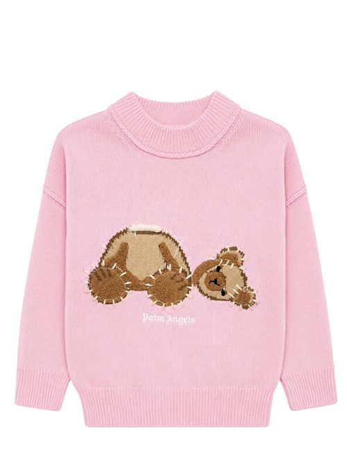 Maglione con intarsio Palm Angels | F6PAJGJP156042