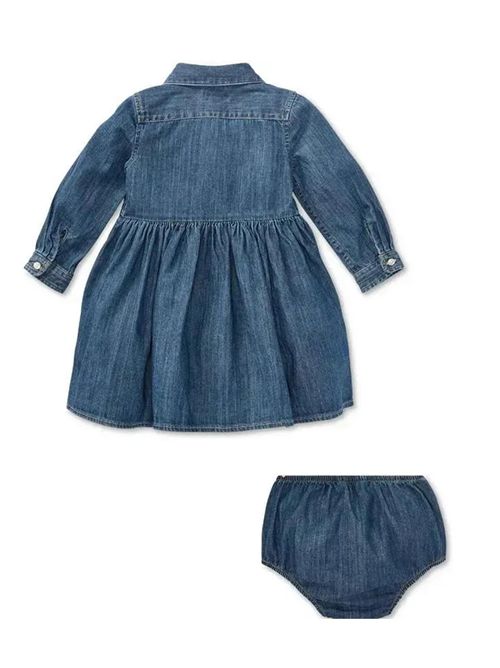 Abito in denim Ralph Lauren Bimbo | 310698860001