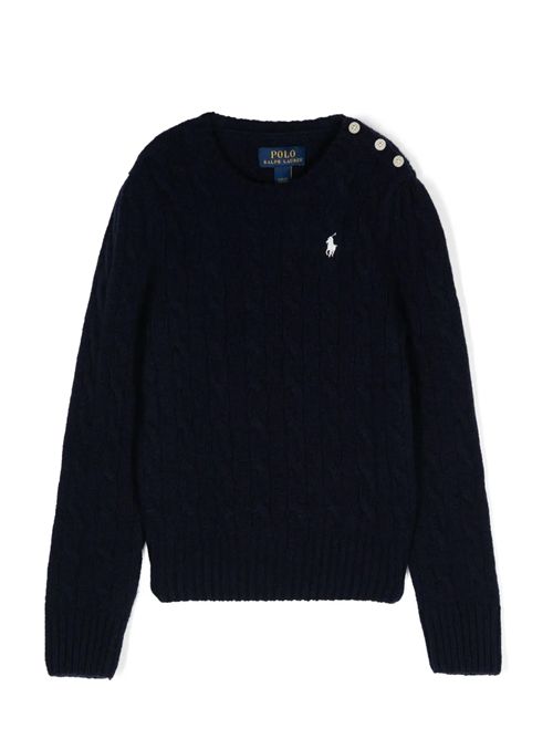 Maglione a trecce Ralph Lauren Bimbo | 312877375008