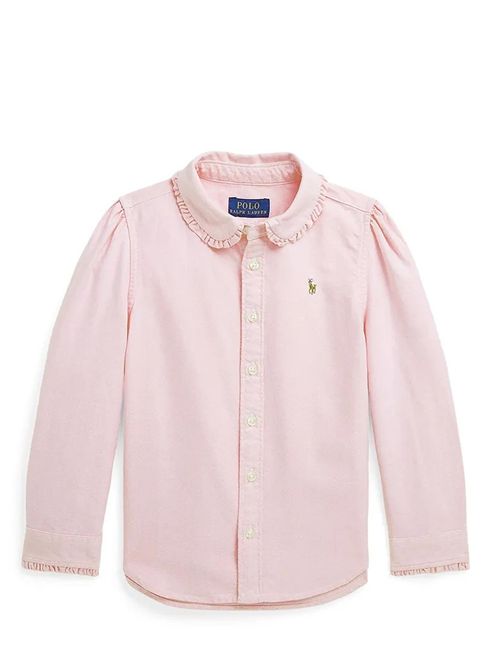 Camicia con volant Ralph Lauren Bimbo | 312929954002