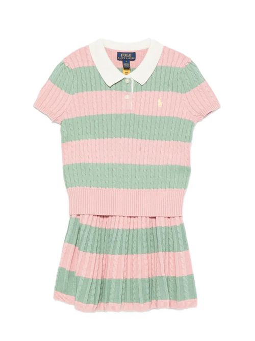 Coordinato a righe Ralph Lauren Bimbo | 312B17824001