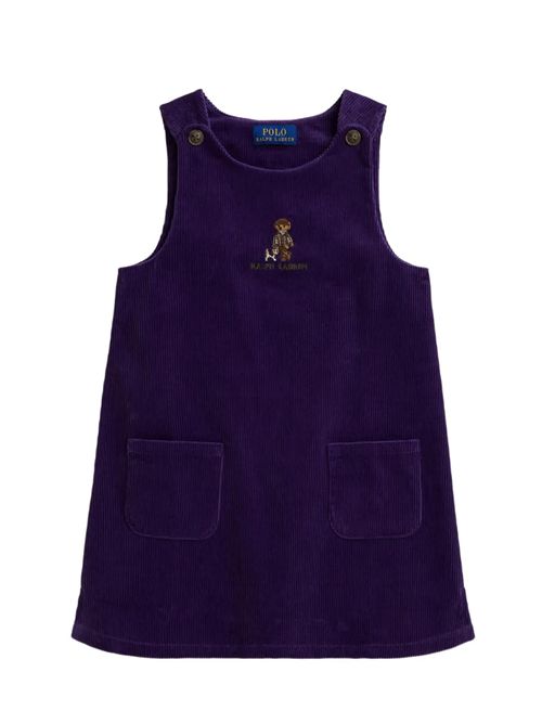 Abito in velluto Ralph Lauren Bimbo | 312B26458001