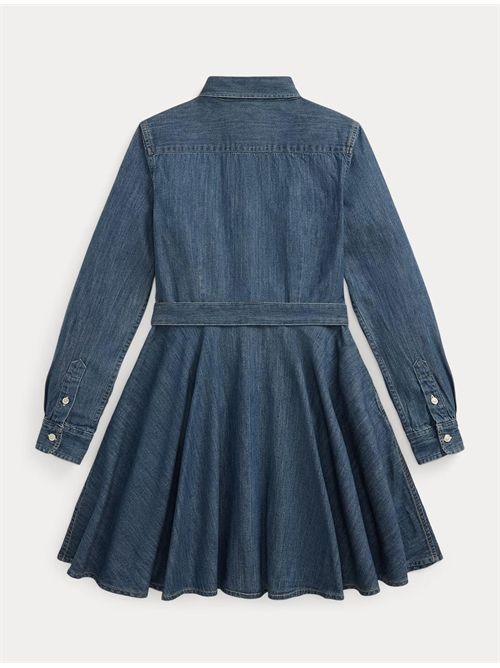 Abito in denim Ralph Lauren Bimbo | 313698860001
