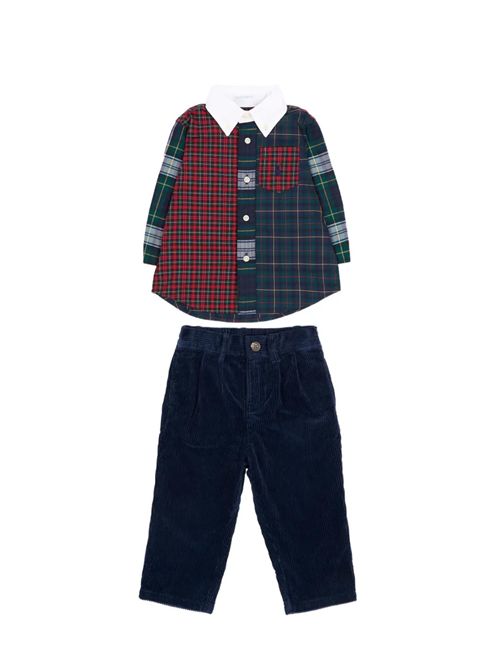 Completo con design patchwork Ralph Lauren Bimbo | 320B28716001