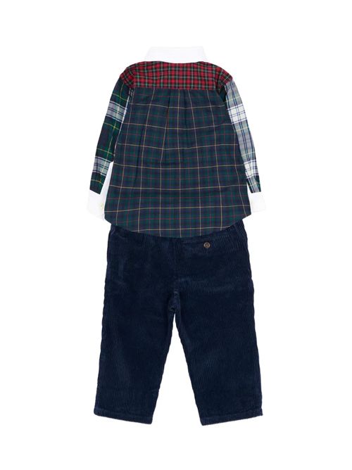 Completo con design patchwork Ralph Lauren Bimbo | 320B28716001