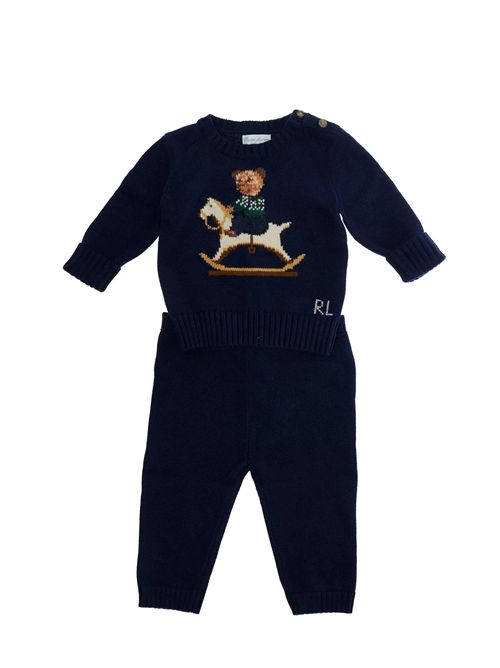 Completo con intarsio Ralph Lauren Bimbo | 320B29052001