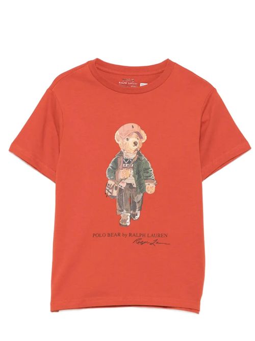 T-shirt con stampa Ralph Lauren Bimbo | 322B27298001