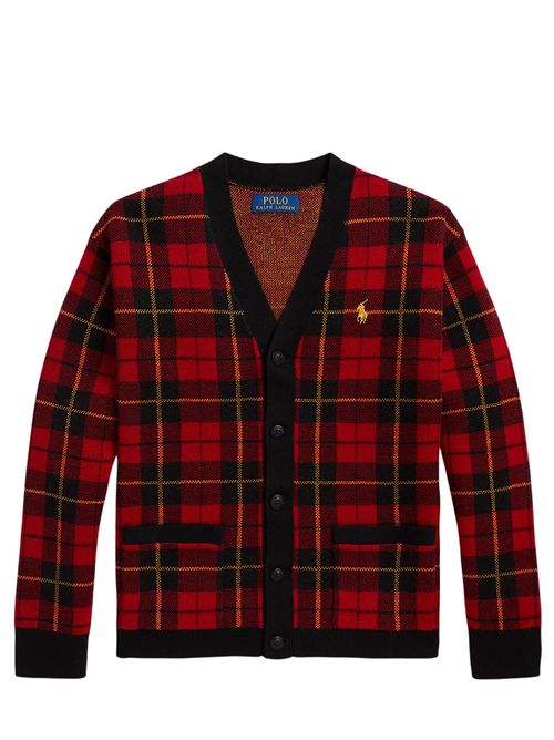 Cardigan con logo Ralph Lauren Bimbo | 323B28776001