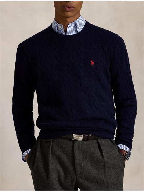 Maglione con logo Ralph Lauren | 710876762002