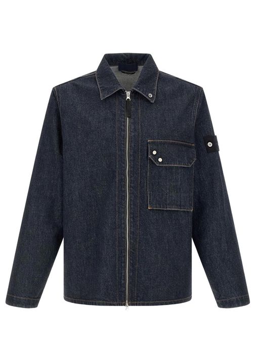 Overshirt in denim Stone Island | L2S141200002S00J7VJ201