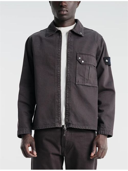 Overshirt con zip Stone Island | L2S141200002S0J24V0011