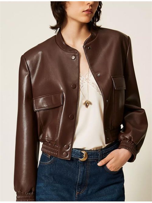 Bomber effetto pelle TWINSET | 262TP205213411