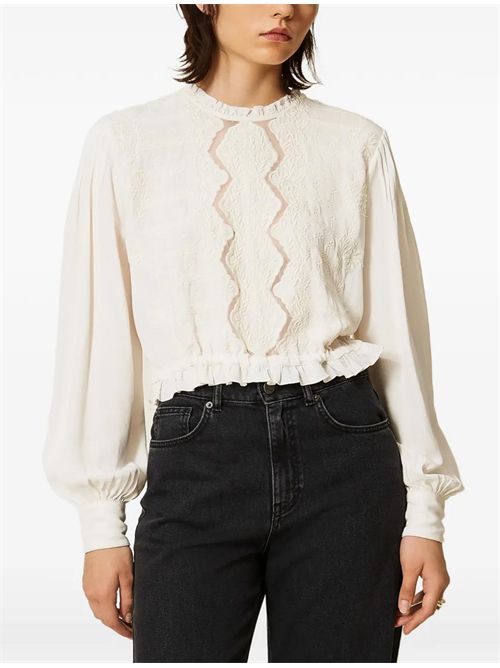 Blusa con ricamo TWINSET | 262TP225000059