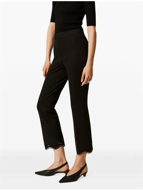 Pantaloni con ricamo TWINSET | 262TP267300006