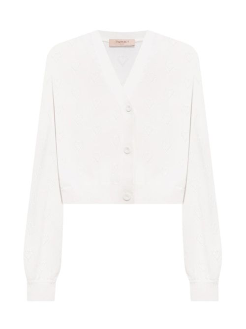 Cardigan traforato TWINSET | 262TP302300059