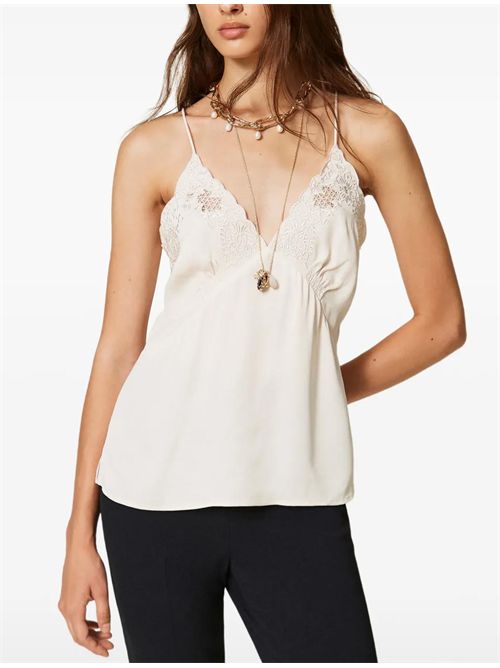 Top con ricamo TWINSET | 262TT217400059