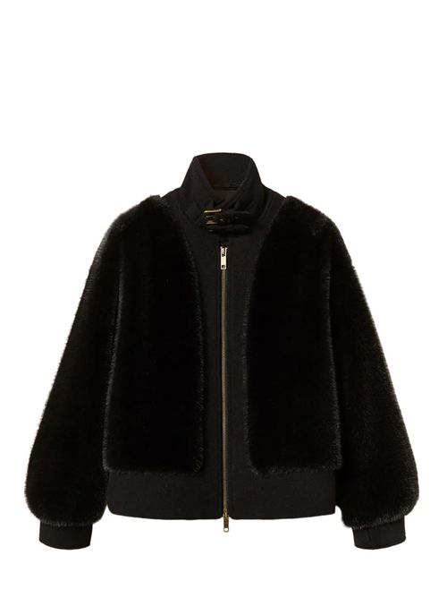Bomber in faux fur e panno TWINSET | 262TT218000006