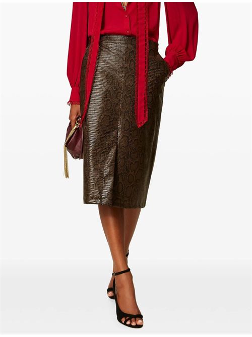 Gonna con stampa animalier TWINSET | 262TT228114058