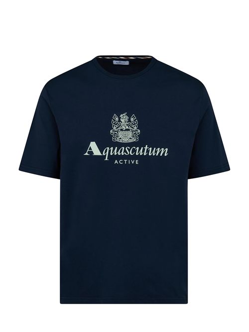 T-shirt Big Logo AQUASCUTUM | AA_B006_TS003NAVY