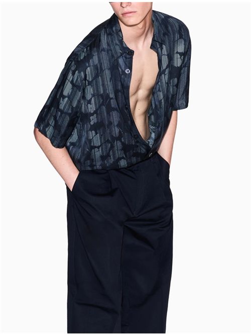 Camicia con stampa Armani Exchange | XM002106AF13235FB445