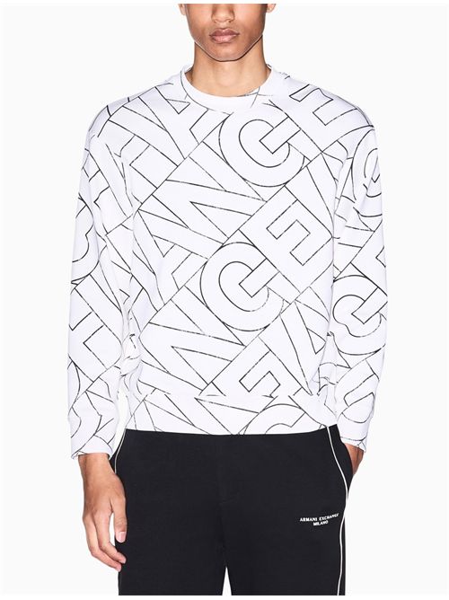 Felpa con stampa Armani Exchange | XM002364AF24635F1173