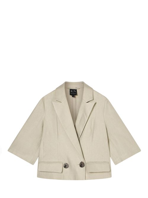 Blazer in lino Armani Exchange | XW001981AF21530U6275