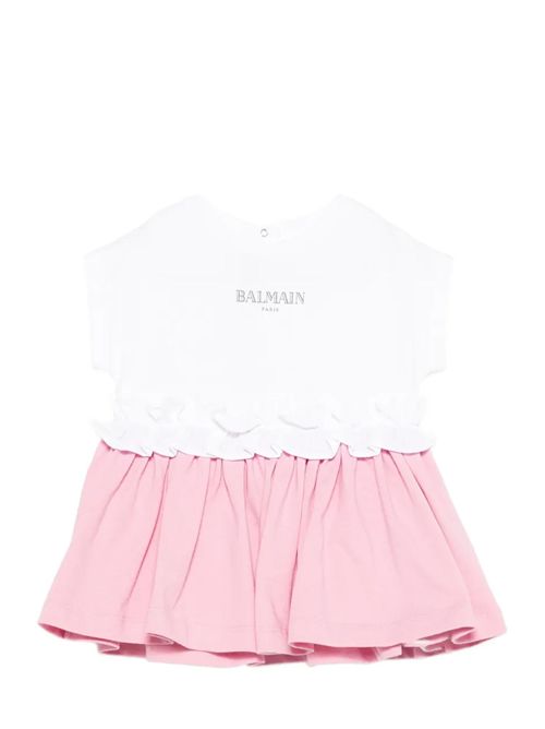 Abito con ruches Balmain | BY1092Z3672552BC