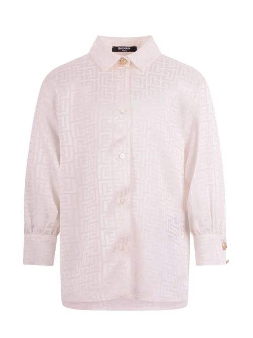 Camicia con monogram Balmain | BY5A30S0192102