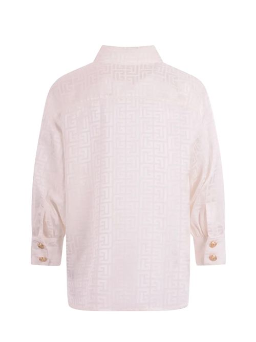Camicia con monogram Balmain | BY5A30S0192102