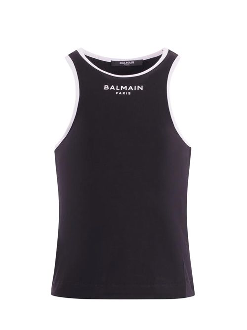 Canotta con logo Balmain | BY8A12Z3277930BC