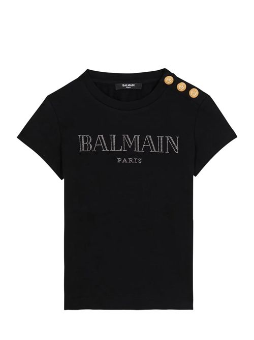 T-shirt con logo Balmain | BY8A51Z3277930