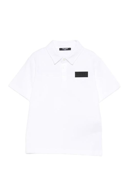 Polo con logo Balmain | BY8Q01Z3658100NE