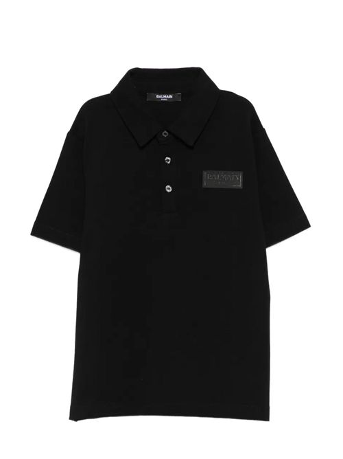 Polo con logo Balmain | BY8Q01Z3658930NE