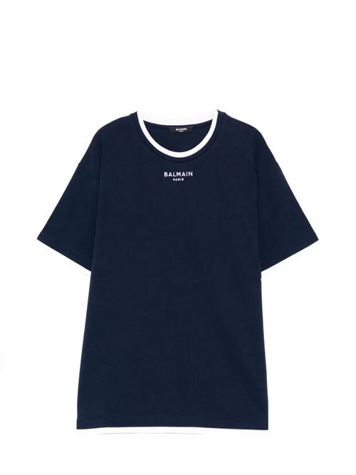 T-shirt con logo Balmain | BY8Q31Z3658617BC